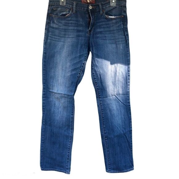 Lucky brand womans jeans Sophia Straight medium wash mid rise 10/30 Y2K regular - Picture 1 of 14